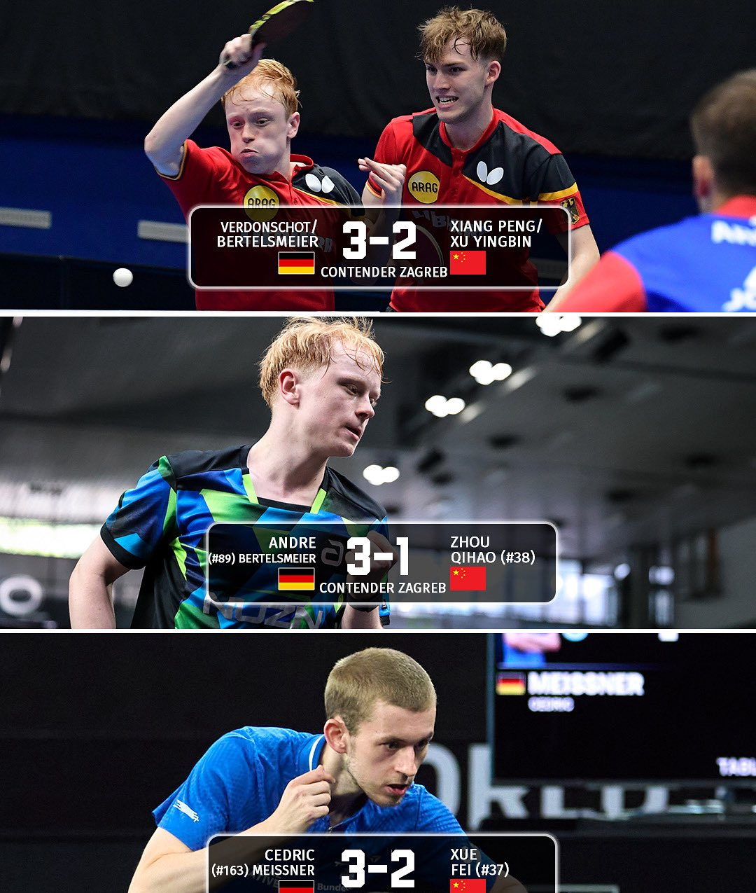 瑞典乒乓球队力克英国乒乓球队，水谷隼统治全场